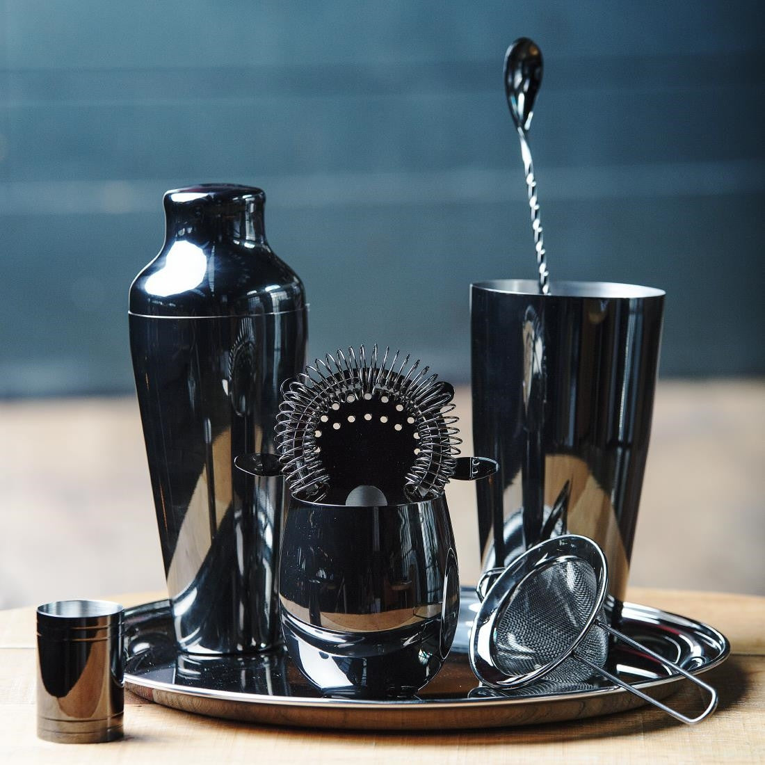 Olympia French Cocktail Shaker Gunmetal DR628