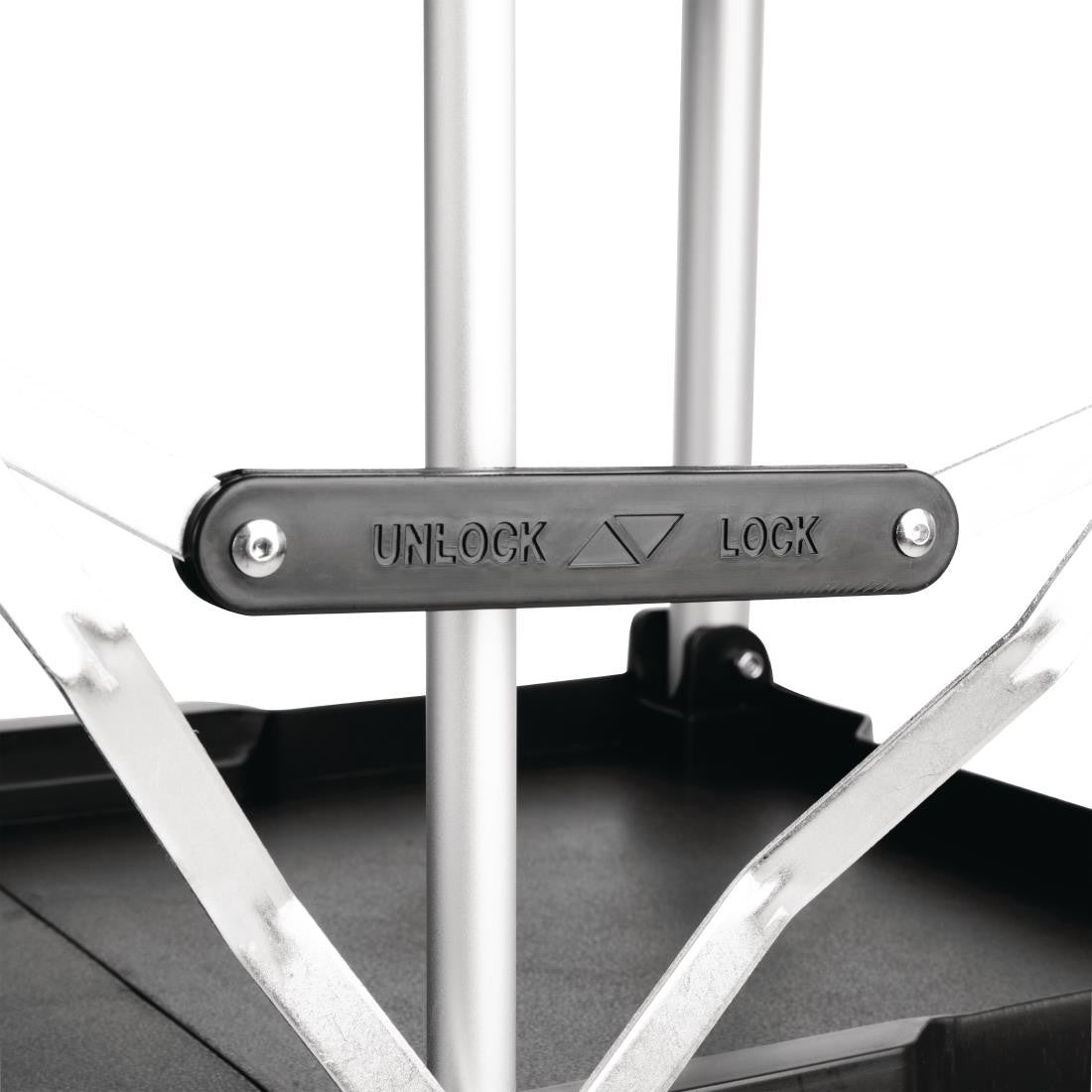 Vogue 3 Tier PP Folding Trolley Black DT429