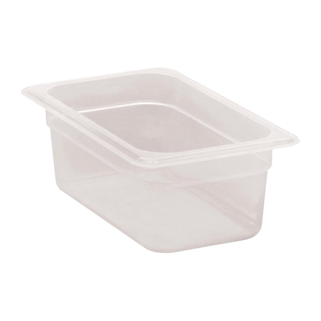 Cambro Polypropylene 1/4 Gastronorm Food Tray 100mm DW506