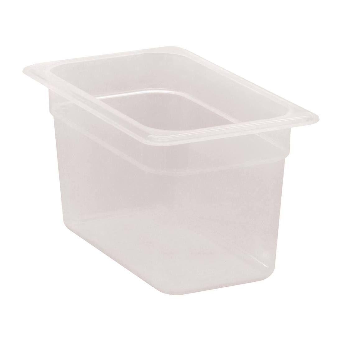 Cambro Polypropylene 1/4 Gastronorm Food Tray 150mm DW507