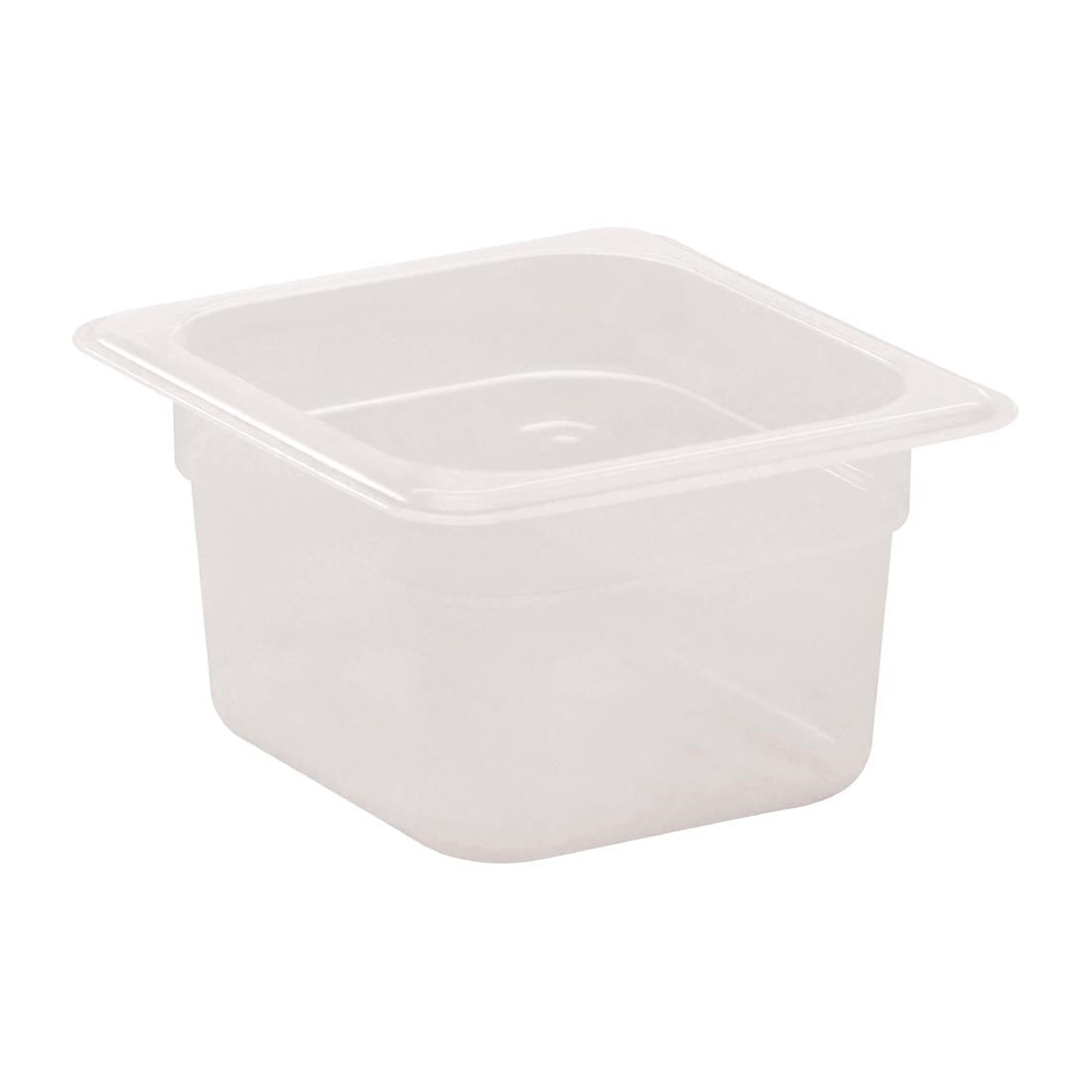 Cambro Polypropylene 1/6 Gastronorm Food Tray 100mm DW508