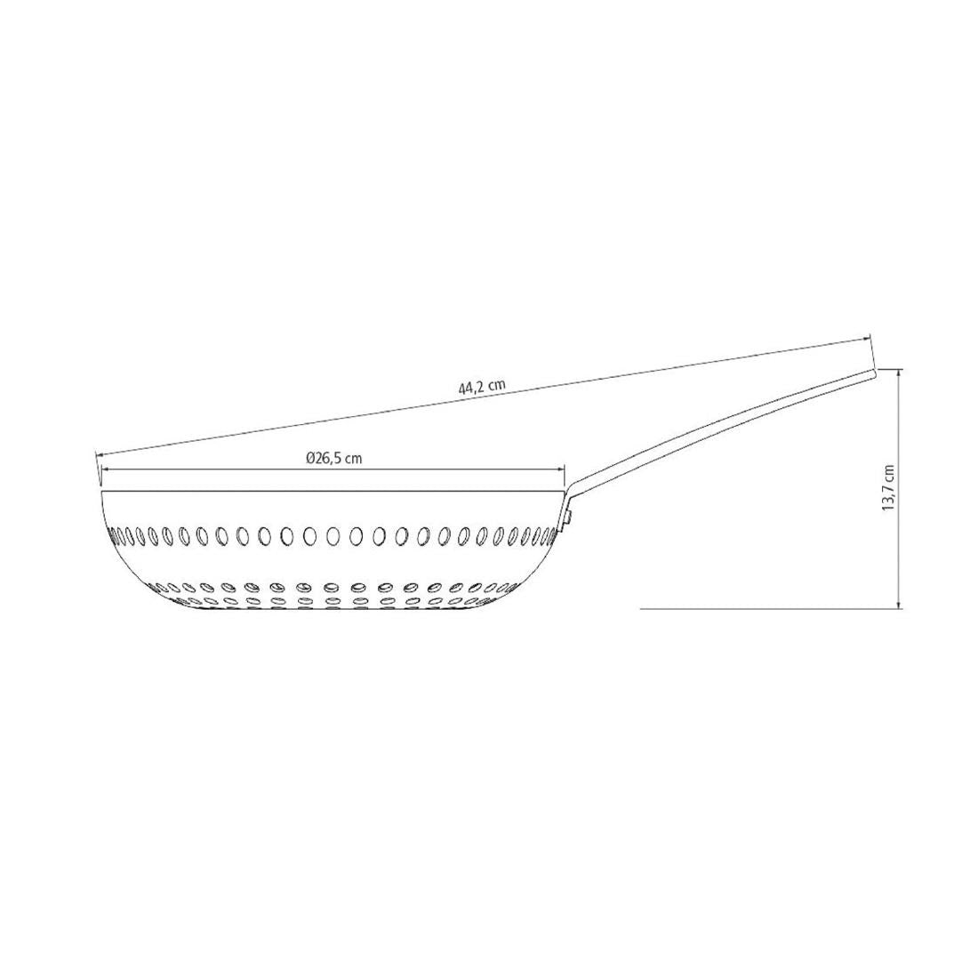 Tramontina Perforated Barbecue Wok 26 cm DW699