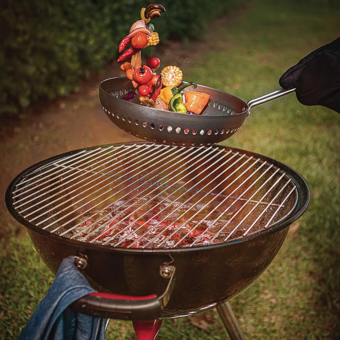 Tramontina Perforated Barbecue Wok 26 cm DW699