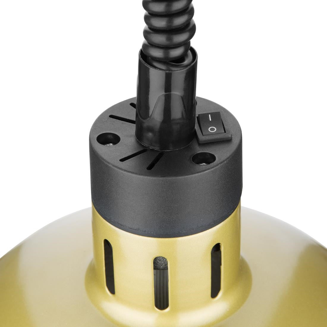 Buffalo Retractable Dome Heat Shade Pale Gold Finish DY462
