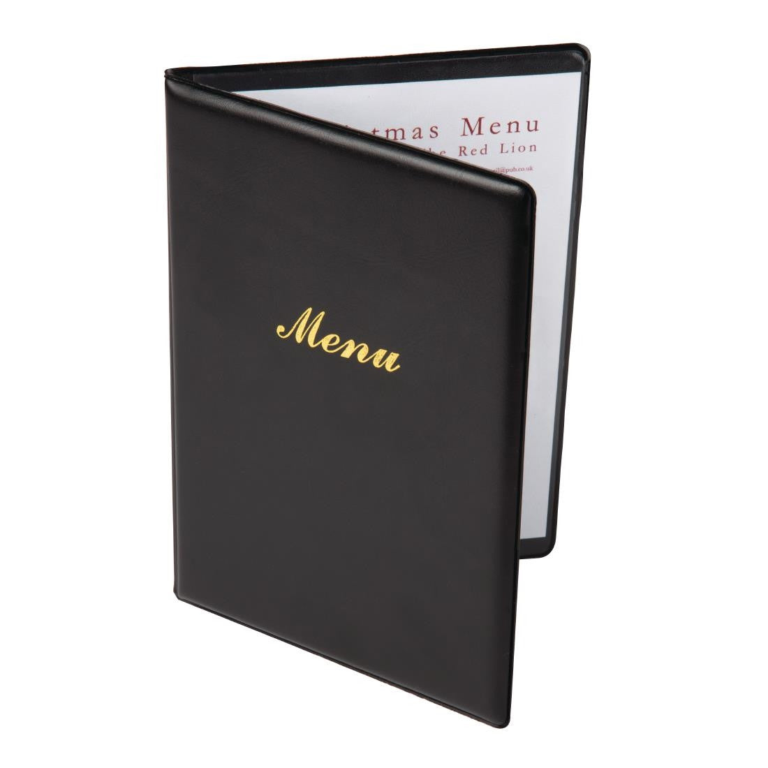 Olympia PVC Menu Cover A5 Black E219