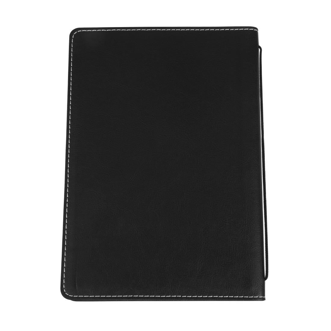 Olympia Faux Leather Menu Cover A5 Black E223