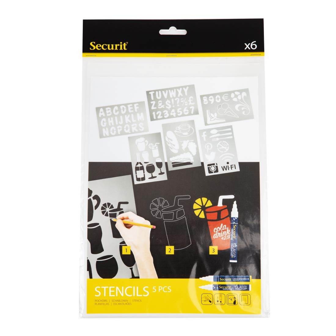 Securit Stencil Set E287