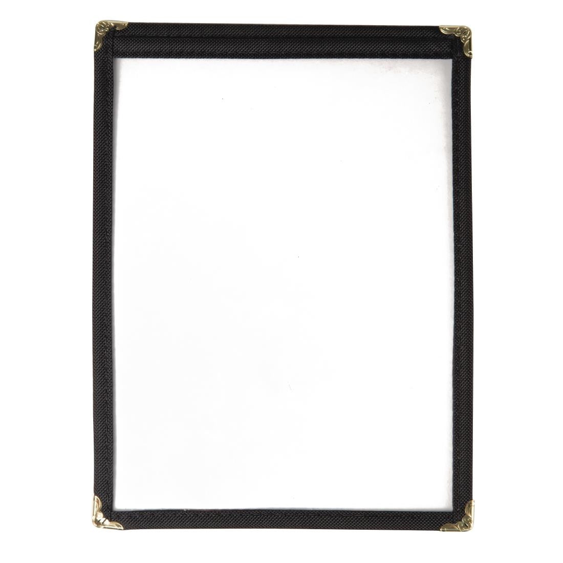Olympia American Style Menu Cover Black A5 E290