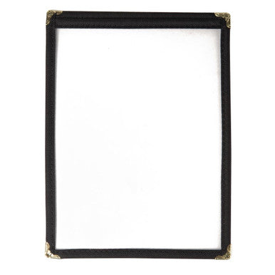 Olympia American Style Menu Cover Black A5 E290