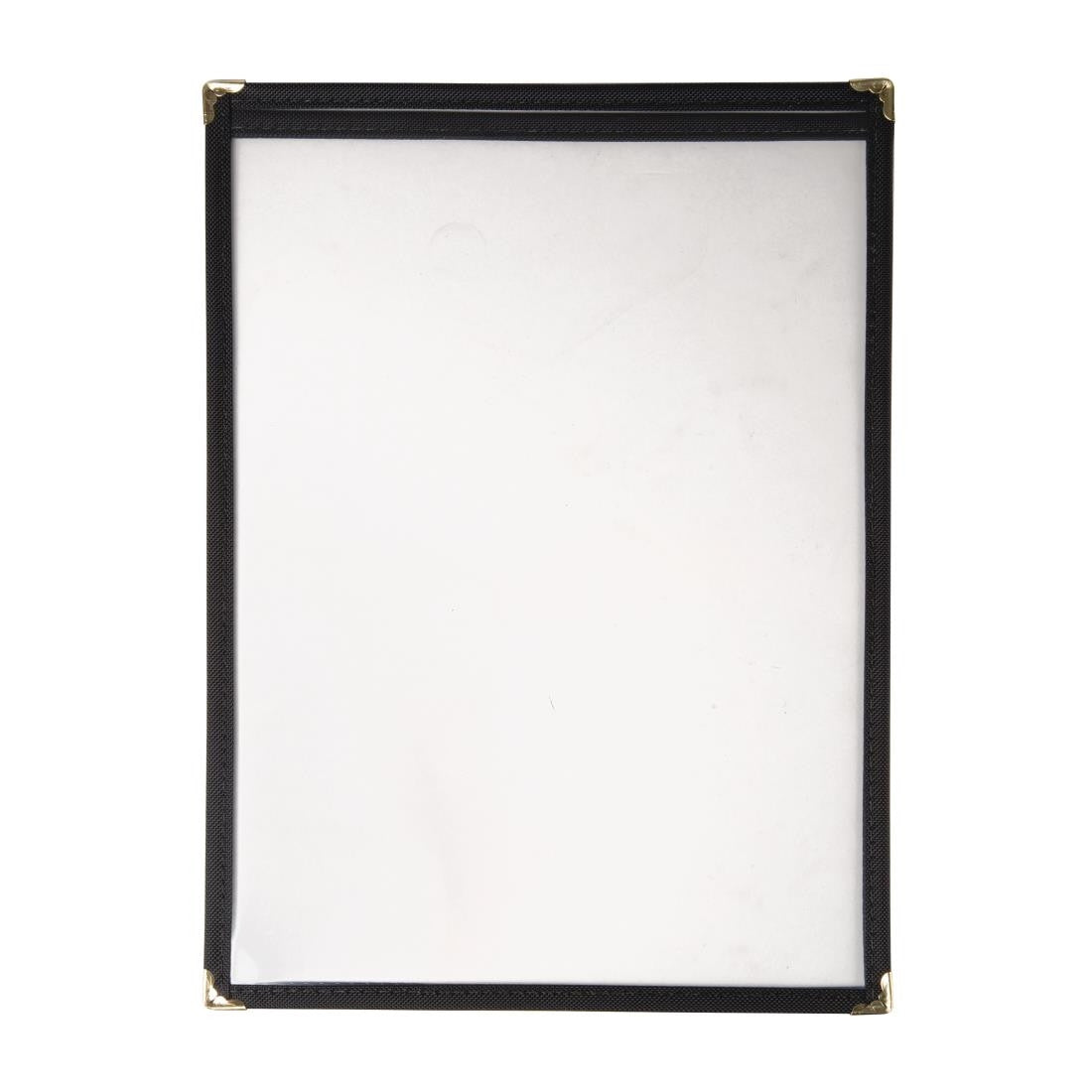 Olympia American Style Menu Cover Black A4 E292