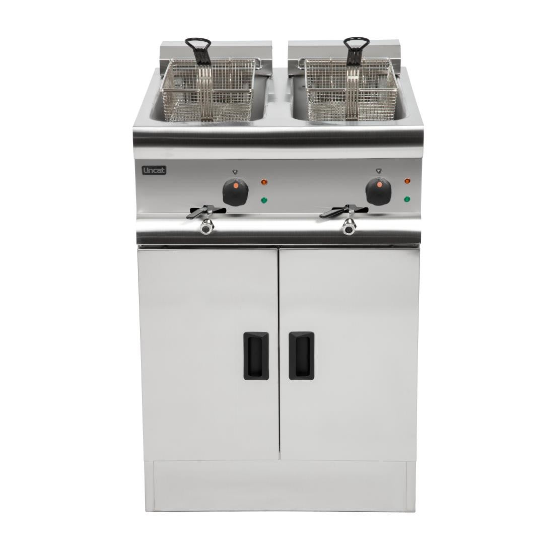 Lincat Twin Tank Twin Basket Free Standing Electric Fryer J18 E439