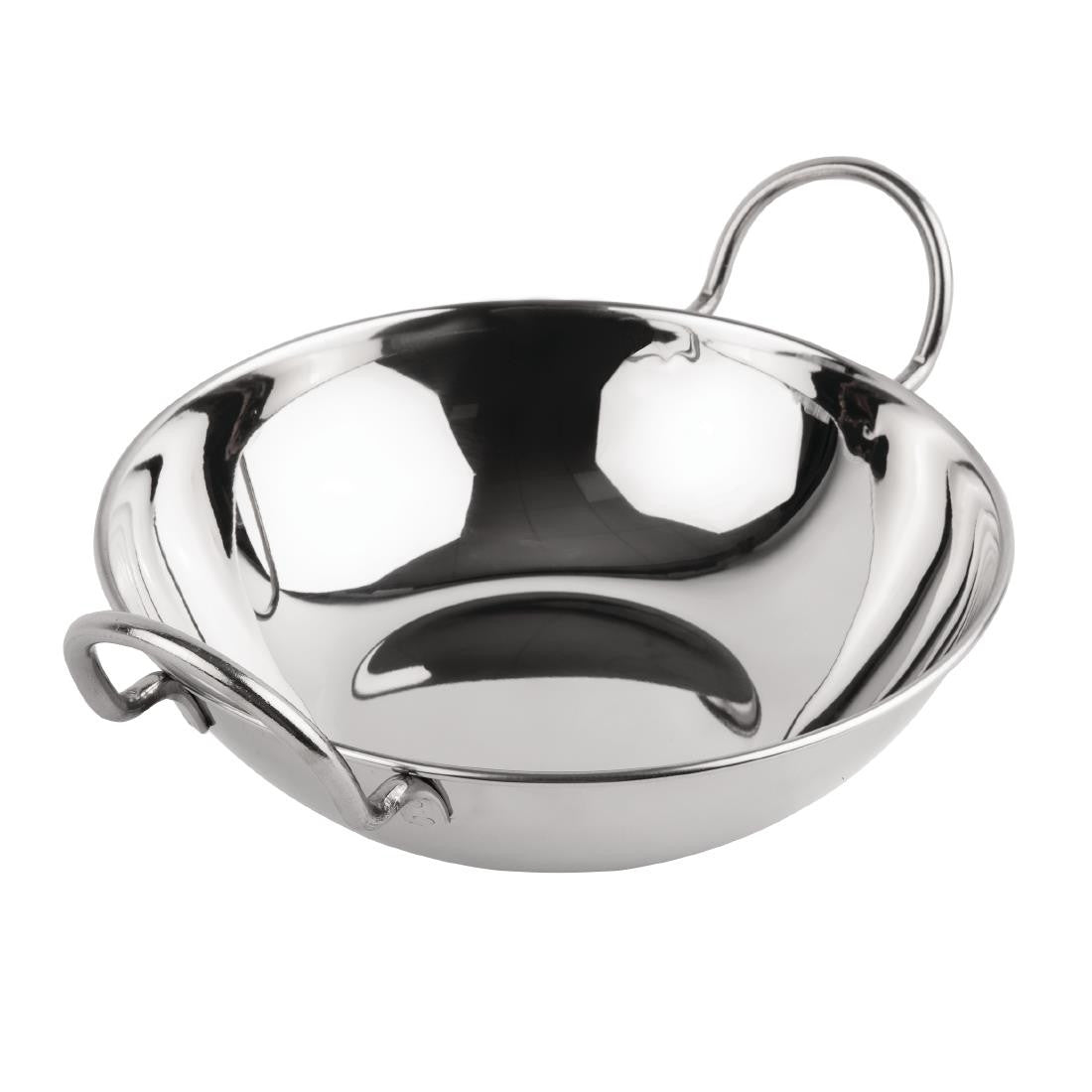 Olympia Flat Bottomed Balti Serving Dish Large 241mm F471