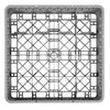 Vogue Glass Rack 16 Compartments F612
