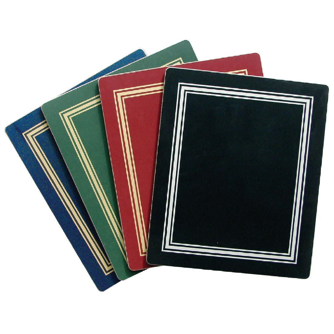 Melamine Burgundy Rectangular Placemat F628