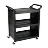 Rubbermaid Light Duty Service Utility Cart Black F630