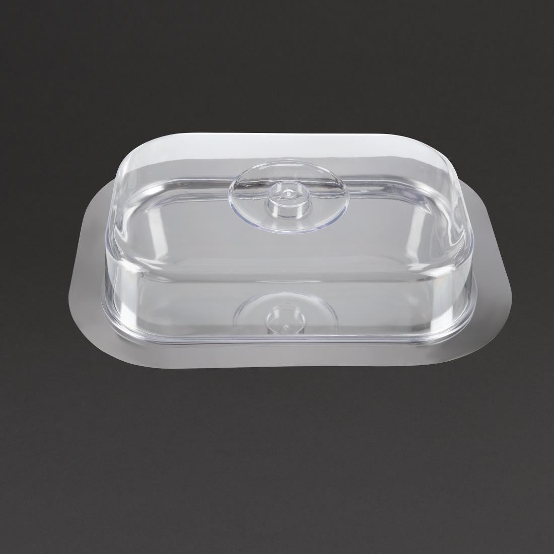 Stainless Steel Rectangular Tray with Cover F762