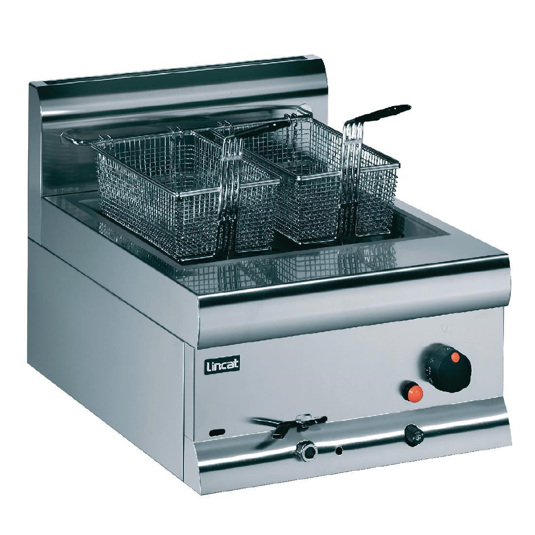 Lincat Single Tank Twin Basket Countertop LPG Shallow Fryer DF4/P F893-P