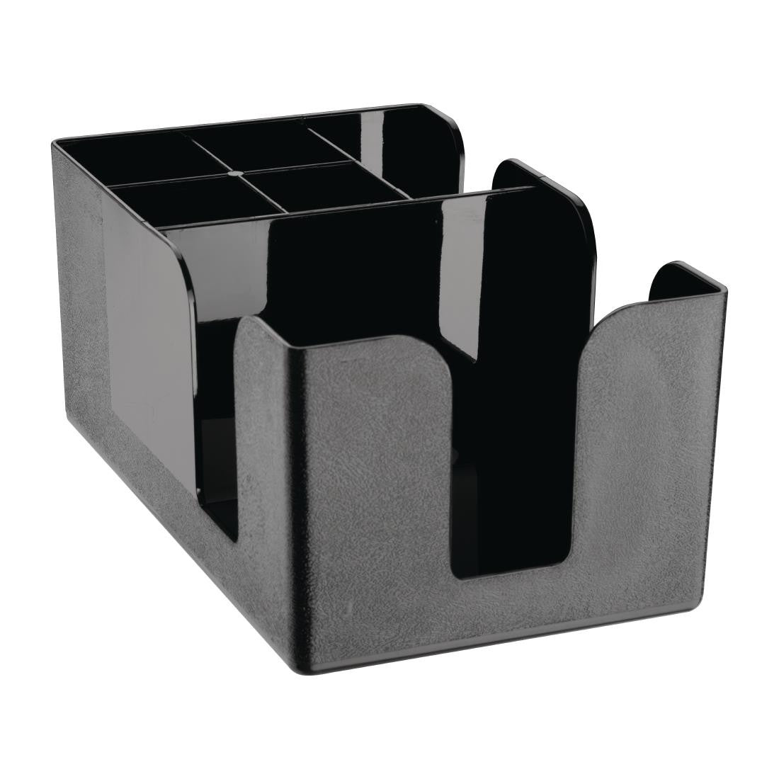 Olympia Kristallon Plastic Bar Caddy Black F980