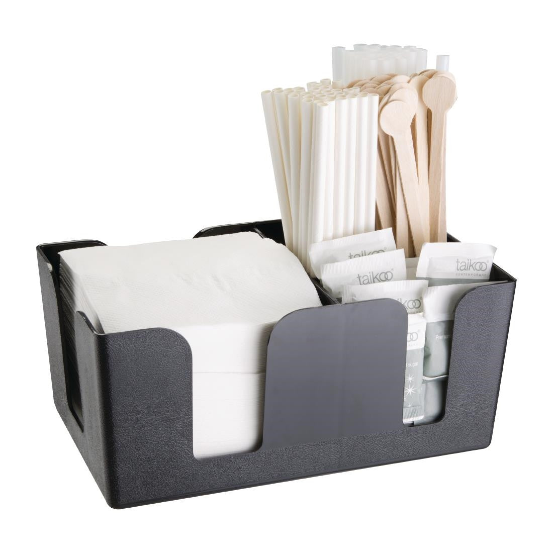 Olympia Kristallon Plastic Bar Caddy Black F980