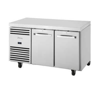 True Double Door 1/1 GN Counter Fridge TCR1/2-CL-SS-DL-DR FA034
