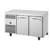 True Double Door 1/1 GN Counter Fridge TCR1/2-CL-SS-DL-DR FA034