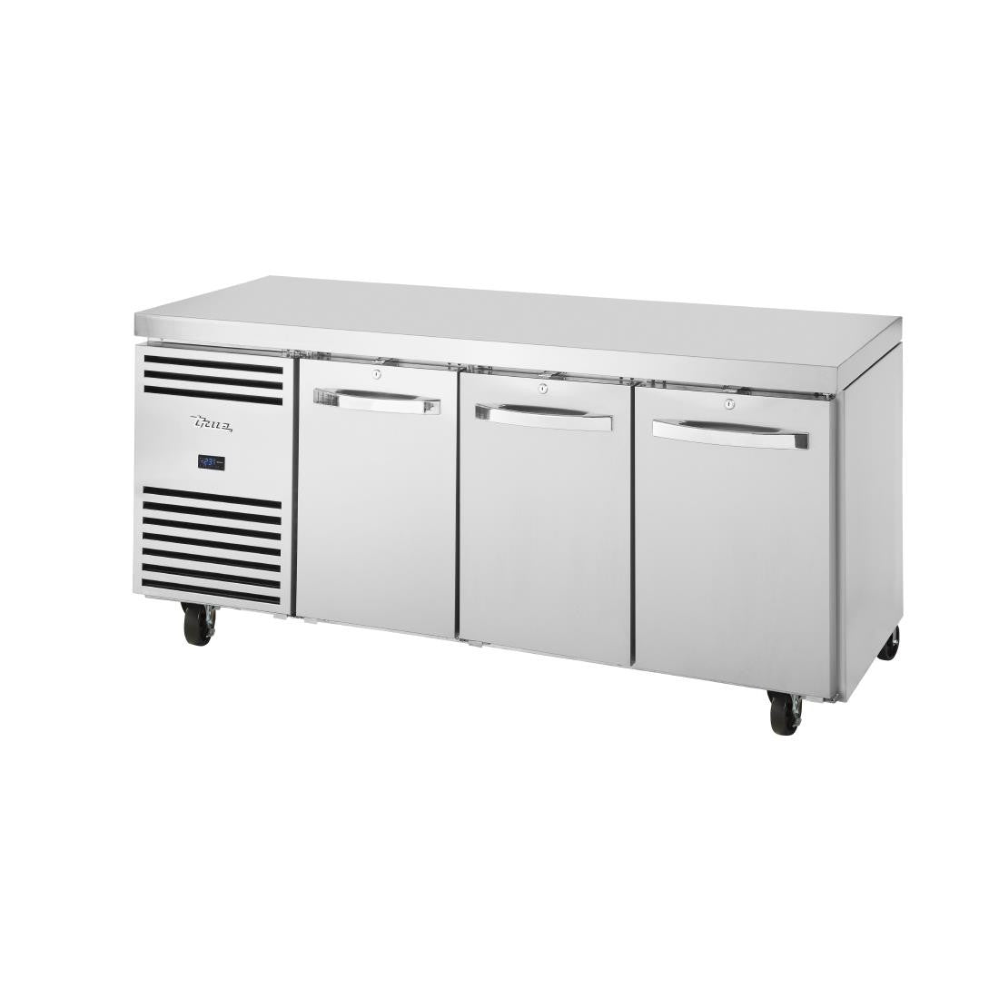 True 3 Door 1/1 GN Counter Freezer TCF1/3-CL-SS-DL-DR-DR FA037