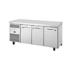 True 3 Door 1/1 GN Counter Freezer TCF1/3-CL-SS-DL-DR-DR FA037