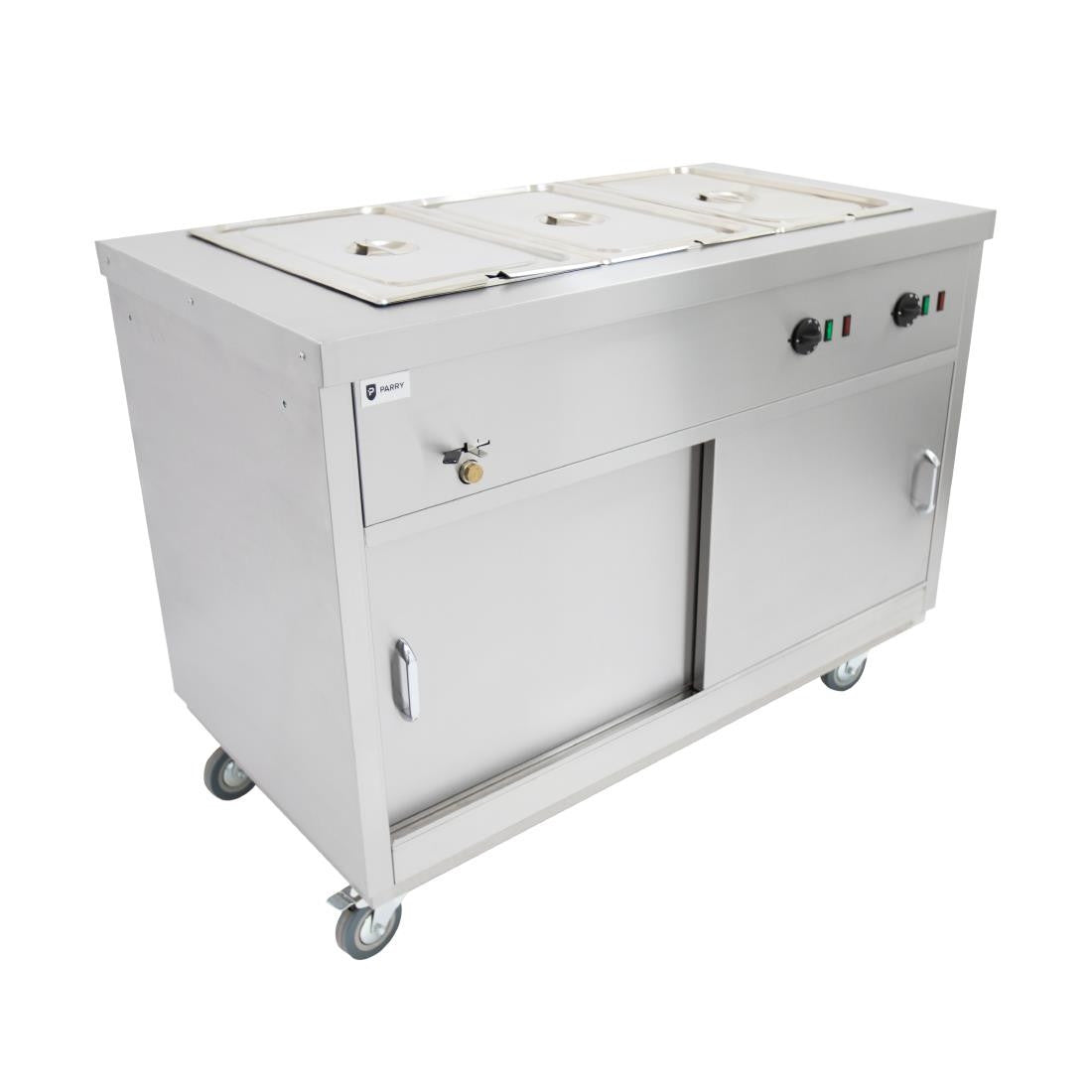 Parry Mobile Hot Cupboard with Bain Marie Top HOT12BM FA353