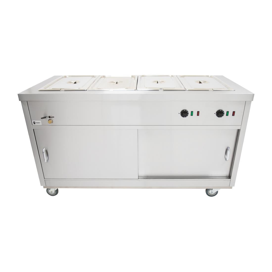 Parry Mobile Hot Cupboard with Bain Marie Top HOT15BM FA354