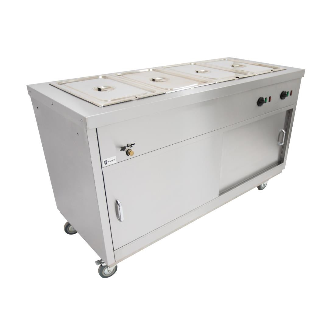Parry Mobile Hot Cupboard with Bain Marie Top HOT15BM FA354