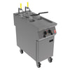 Falcon F900 Twin Pan, Twin Basket Electric Fryer on Castors E9342F2 FA517