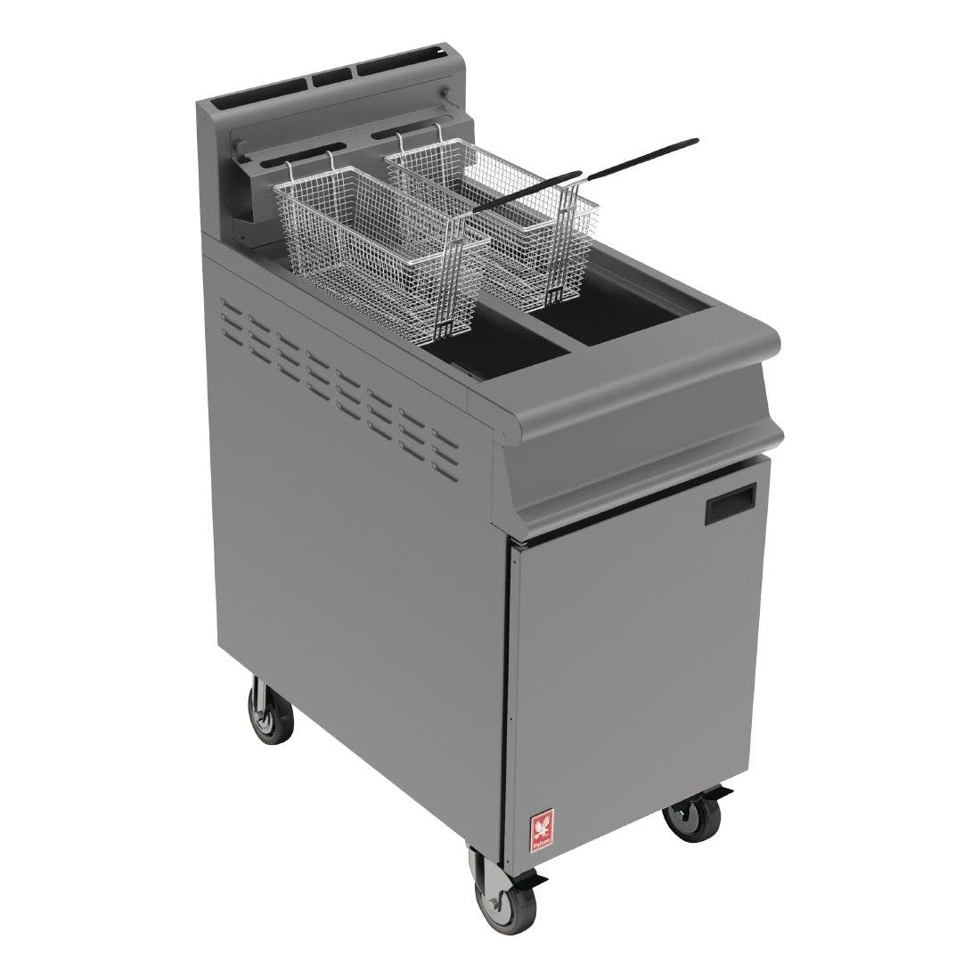 Falcon Dominator Twin Pan, Twin Basket Propane Gas Fryer G3845 FA519-P