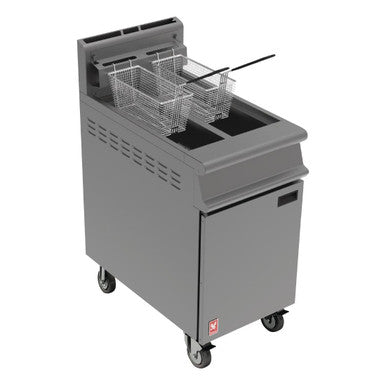 Falcon Dominator Twin Pan, Twin Basket Propane Gas Fryer G3845 FA519-P