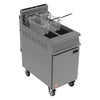 Falcon Free Standing Propane Gas Filtration Fryer with Castors G3845F FA521-P