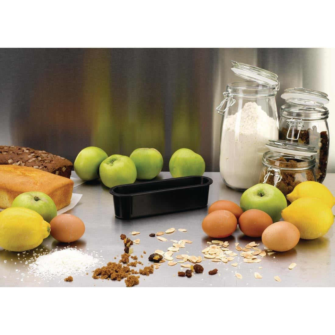 Matfer Bourgeat Exoglass Oblong Cake Mould 45mm FA890