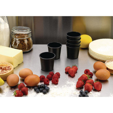 Matfer Bourgeat Exoglass Dariole Mould 60mm (Pack of 6) FA893