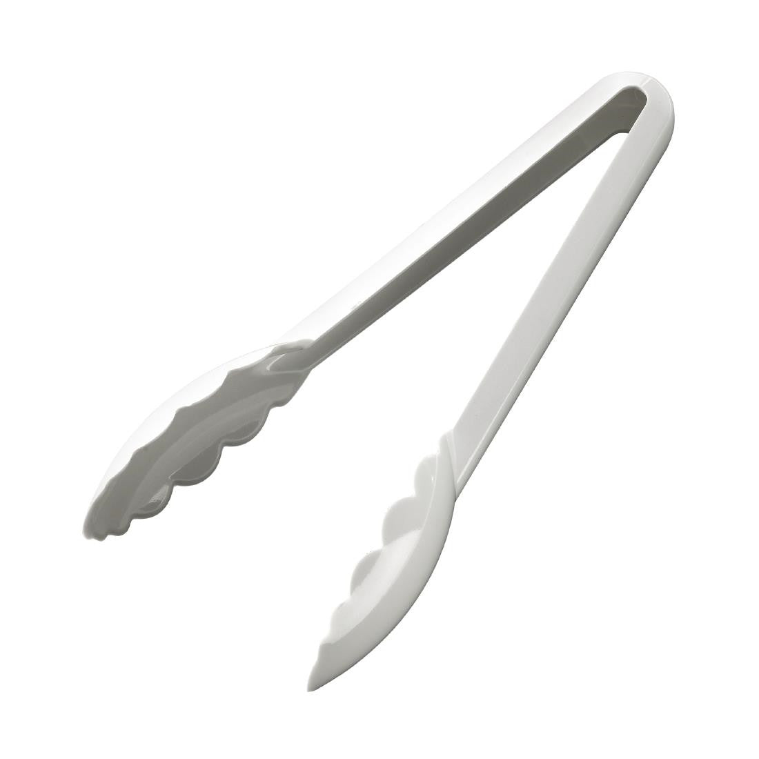 Matfer Bourgeat Exoglass Tongs White 9" FA896