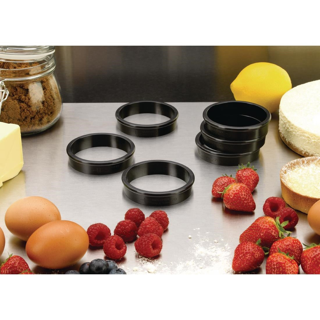 Matfer Bourgeat Exoglass Tart Ring 70mm FA982