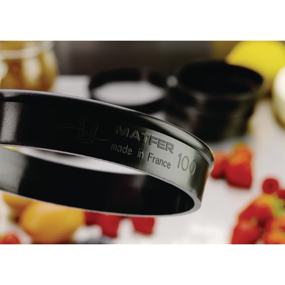 Matfer Bourgeat Exoglass Tart Ring 100mm (Pack of 6) FA987