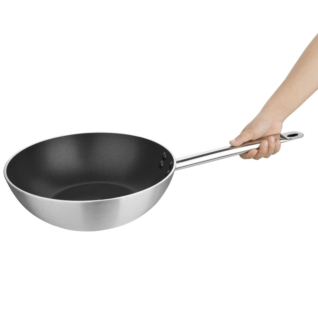 Vogue Non-stick Teflon Aluminium Platinum Plus Wok 300mm FB690