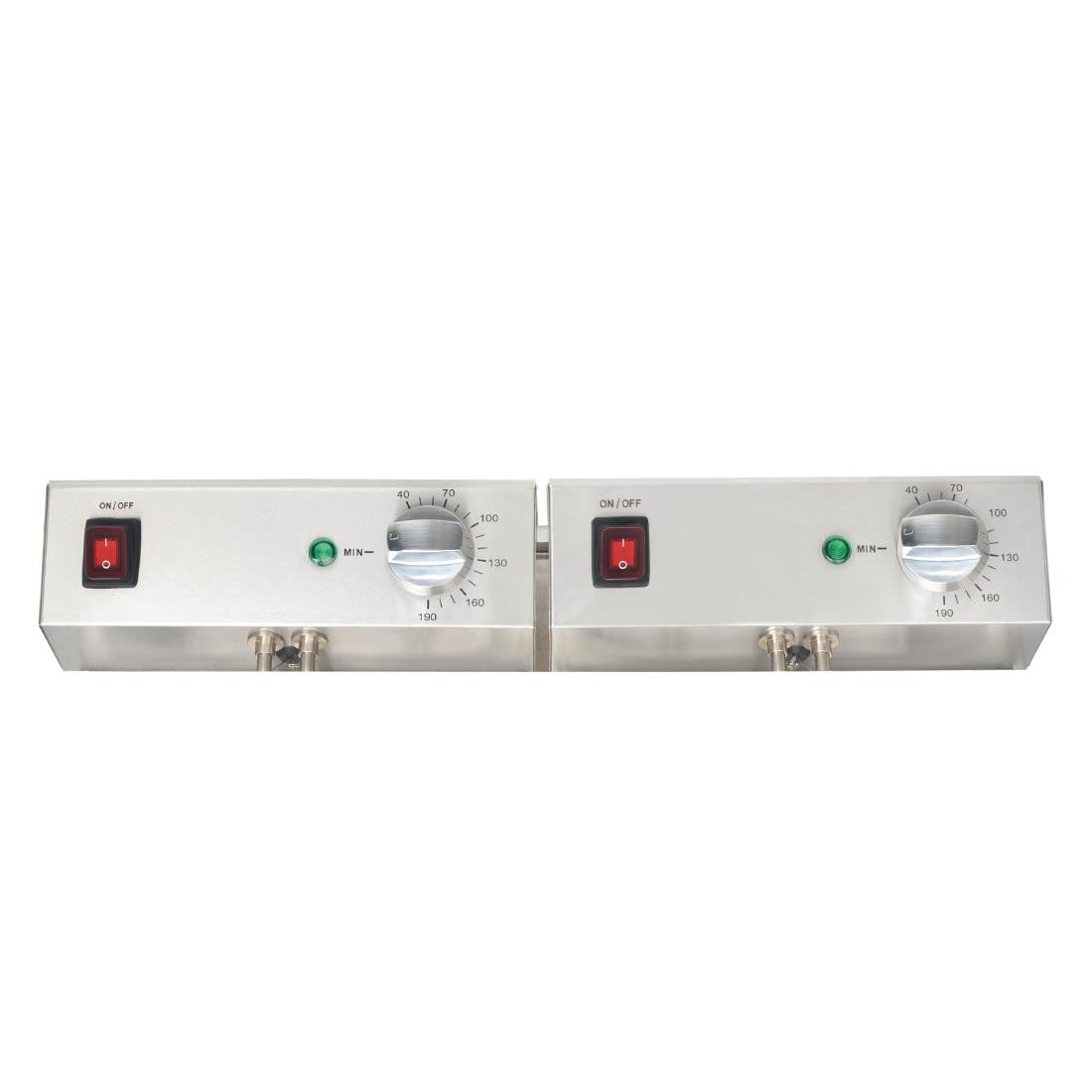 Buffalo Twin Tank Twin Basket 2x5Ltr Countertop Fryer 2x2.8kW FC257