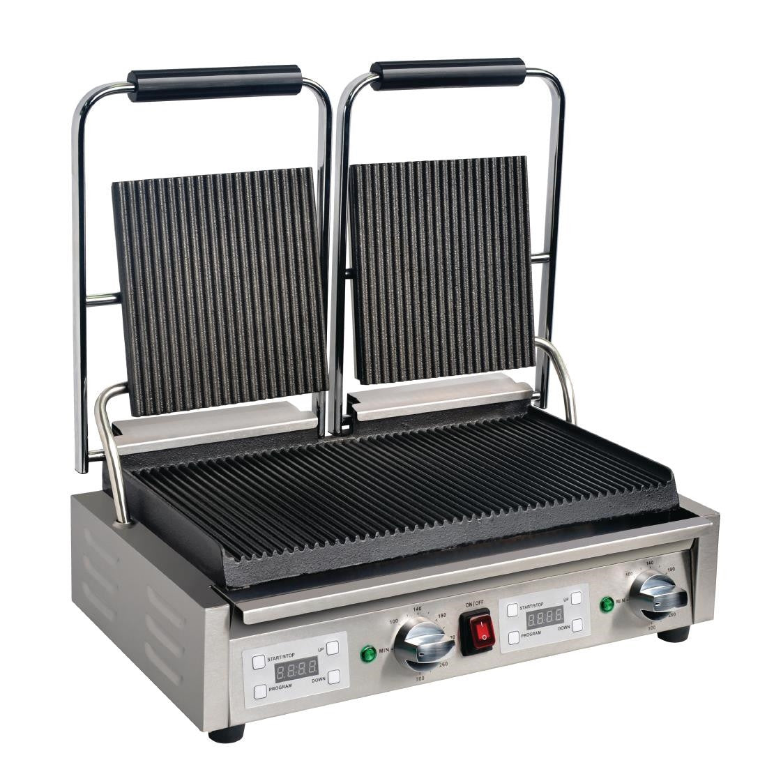 Buffalo Double Ribbed Contact Grill FC383