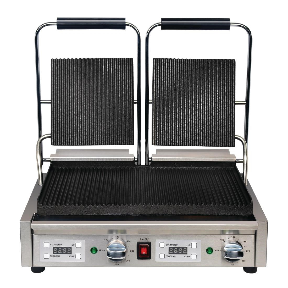 Buffalo Double Ribbed Contact Grill FC383