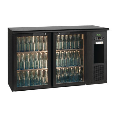 E3 2 x glass door undercounter bottle cooler FD022