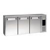 Gamko E3 Under Counter Bottle Cooler 3 Sliding Doors 537 Ltr FD025