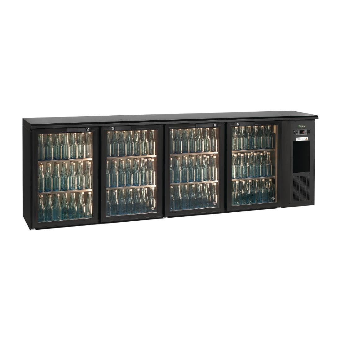 E3 4 x glass door undercounter bottle cooler FD030