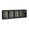 E3 4 x glass door undercounter bottle cooler FD030