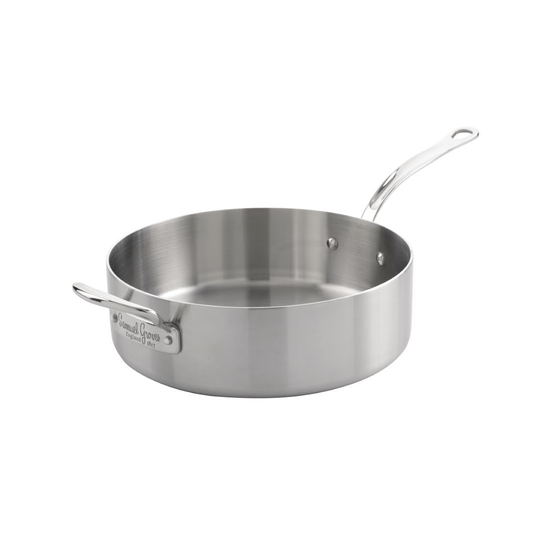 Samuel Groves Copper Core 5-Ply Sauté Pan 260mm FD091