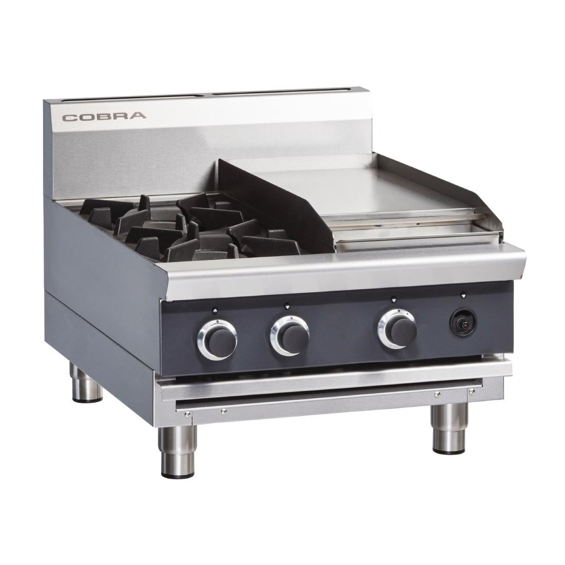 Cobra Countertop LPG Hob with Griddle C6C-B FD142-P