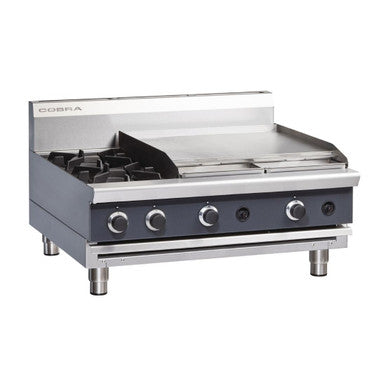Cobra Countertop LPG Hob with Griddle C9B-B FD147-P